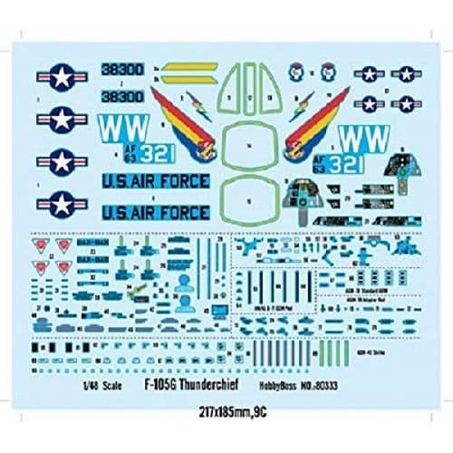 Hobbyboss Hobby Boss F-105G Thunderchief Model Kit - 80333