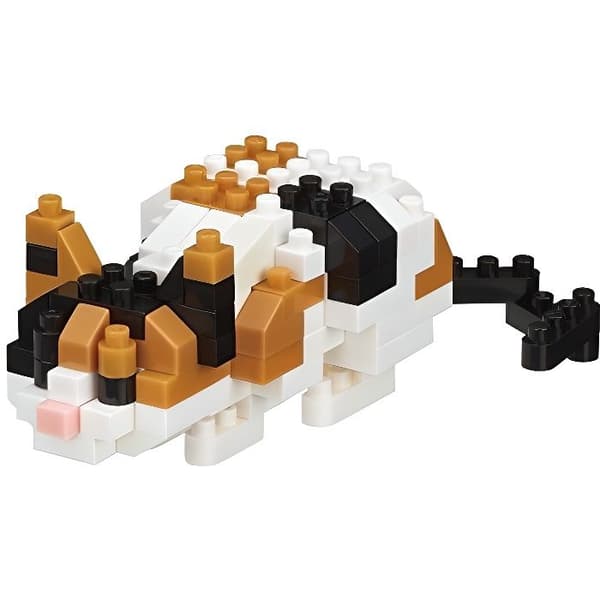 Leksak - NANOBLOCK - Cat Breed Calico - NBC-265 - Flerfärgad