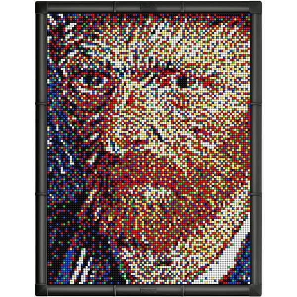 Kreativ konst - Quercetti - 0809 - 14800 stycken - 54x41 cm - Färgglada picots
