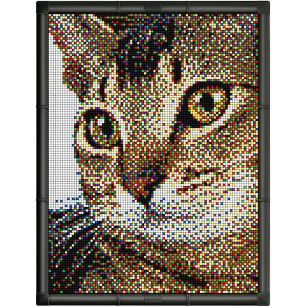 Kreativ konst - Quercetti - 0809 - 14800 stycken - 54x41 cm - Färgglada picots