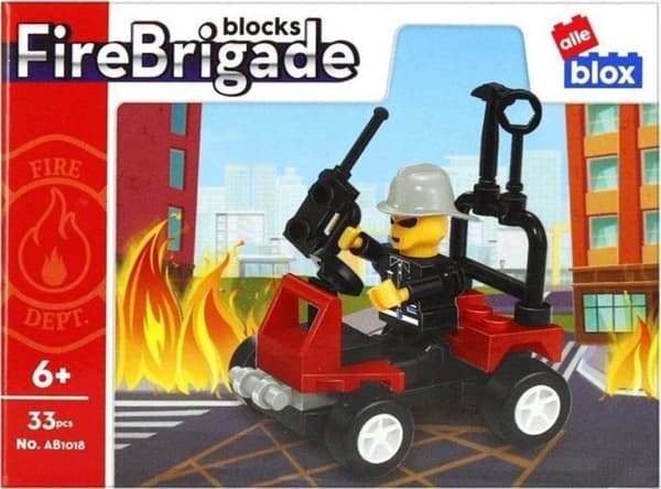 Sammanställningsspel - byggspel - manipulationsspel Alleblox - AB1018 - Byggstenar Garde