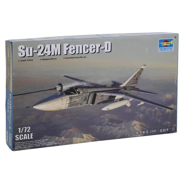 Flygplansmodell - TRUMPETER - Sukhoi 24M Fencer-D - Plast - Unik färg