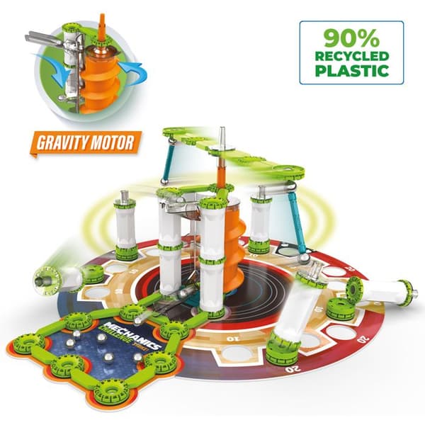779 Geomag Mechanics Recycled Challenge Strike! 185 st - Miljövänlig magnetisk byggsats - Byggspel - Unisex