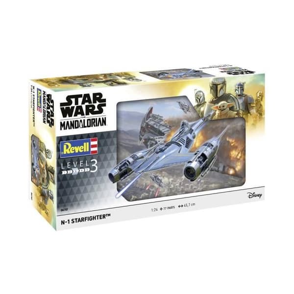 Science fiction-modell - REVELL - Star Wars The Mandalorian: N1 Starfighter - Plast - Vuxen - 15 år
