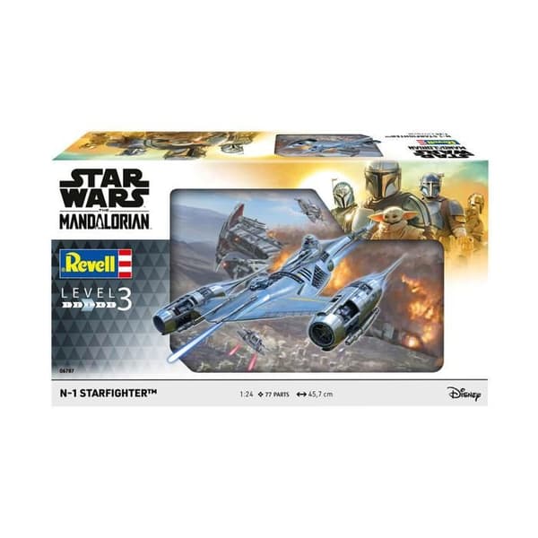 Science fiction-modell - REVELL - Star Wars The Mandalorian: N1 Starfighter - Plast - Vuxen - 15 år