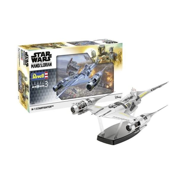 Science fiction-modell - REVELL - Star Wars The Mandalorian: N1 Starfighter - Plast - Vuxen - 15 år