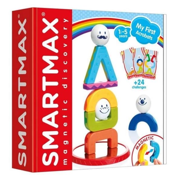 SmartMax byggspel - SMART - Circus Acrobats - 10 stycken - Unik färg