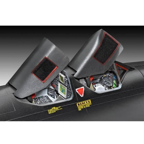 Flygplansmodell - Revell - Lockheed Martin Lockheed SR-71 A Blackbird - Svart - 12 år gammal - Blandat
