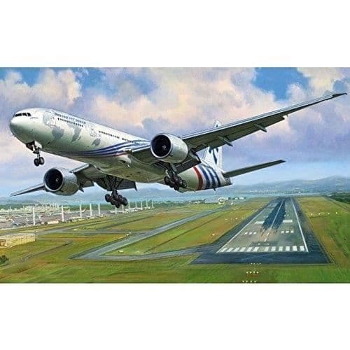 Flygplansmodell - ZVEZDA - PERFECT A 777-300ER - Vit - 15 år gammal - Blandat