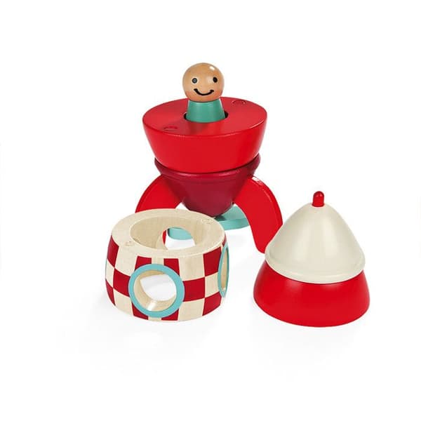 magnetisk kit raket i trä