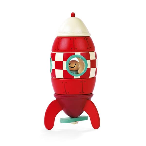 magnetisk kit raket i trä
