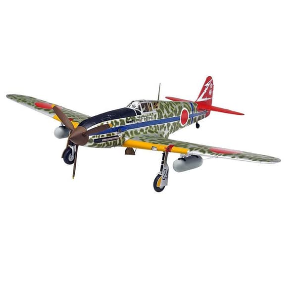 Flygplansmodell - TAMIYA - Kawasaki Ki-61-1d Hien - Unik färg - Plast - 15 år