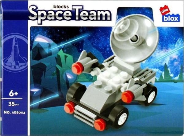 Sammanställningsspel - byggspel - manipulationsspel Alleblox - 521134 - byggblock Space ALLEBOX