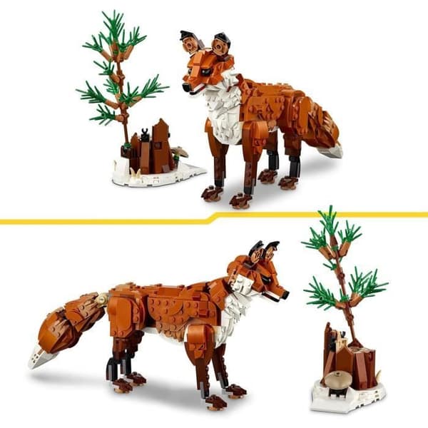 Leksak - LEGO - 31154 - Röd Varg - 3-i-1 - Skogs djur