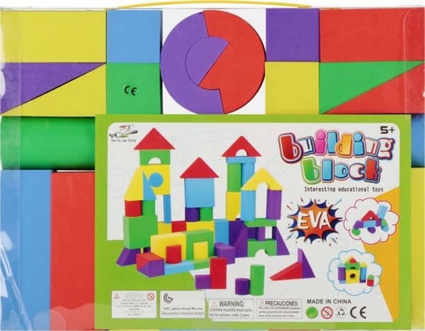 Monteringsspel - byggspel - manipulationsspel Mega kreativ - 0034 - PIAN BLOCK 34EL 29X22X4 MC WB 48/96