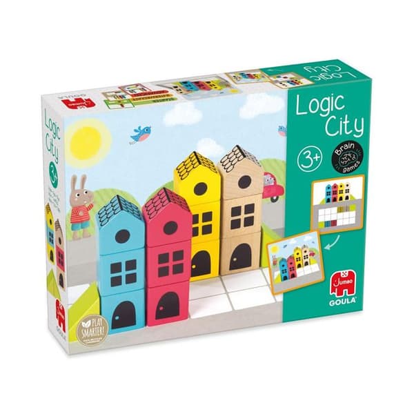 Byggsats - GOULA - Logic City - 100 delar - Plast - Att montera själv