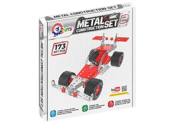 Byggset - Constructor - Fordon 4920 - 173 delar - Metall - Att montera själv