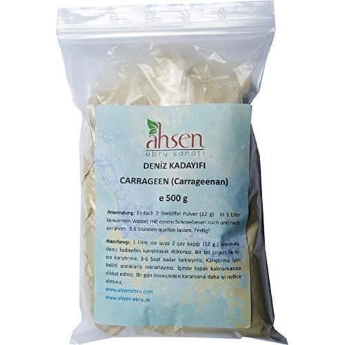 Ahsen Ebru SÜPER UCUZLUK 500g Denizkadayifi, Kerajin, Carrageenan, Ebru Suyu - 0659436203754