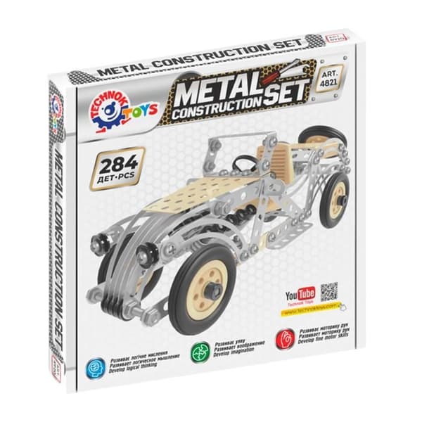 Bilbyggsats i metall Auto Constructor 284 delar 4821