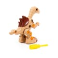 Miniatyrbild 2 av 4: Dinosaurie block - Polesie - Velociraptor - 36 delar - hudfärg, brun, orange, gul