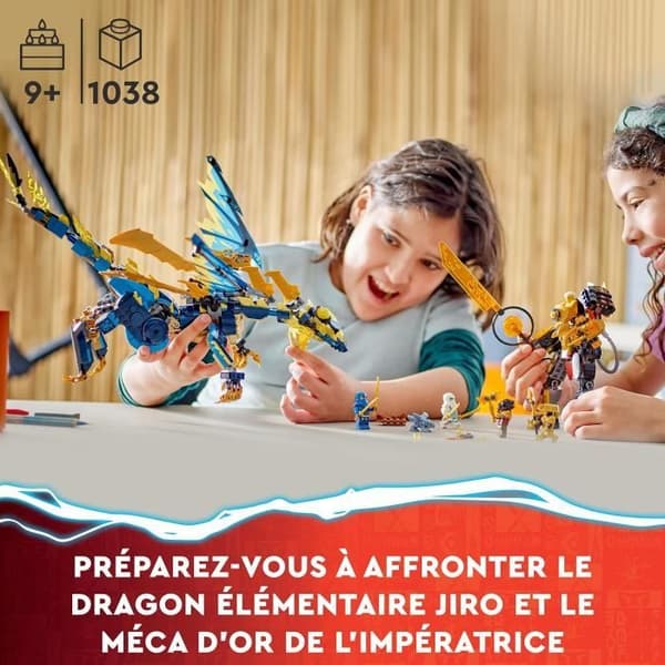 LEGO® NINJAGO 71796 Elemental Dragon vs. Empress Mech, stor leksak