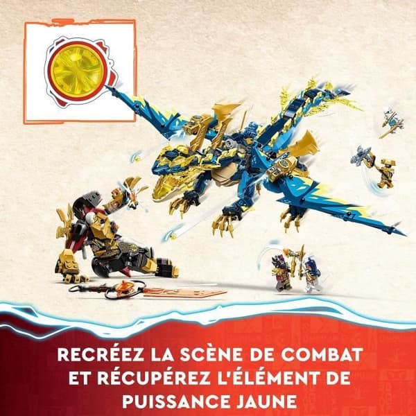 LEGO® NINJAGO 71796 Elemental Dragon vs. Empress Mech, stor leksak