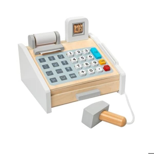 Utbildningsleksak - icke specificerat - Kassaregister - Scanner inkluderad - Realistiskt kreditkort - 4 delar
