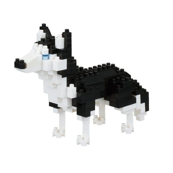 Byggsats - konstruktionsspel - manipulationsspel Nanoblock - NBC264 - Siberian Husky, Multi