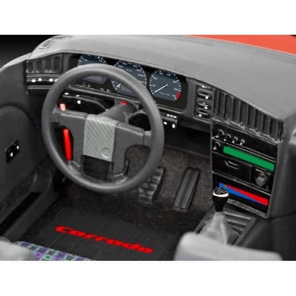 Revell Model Kit I VW Corrado Presentset I Skala 1:24 I Nivå 4 Byggsats I Antal delar