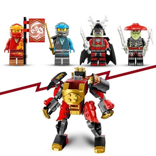LEGO® NINJAGO 71783 Kais robotcykel – Evolution, Ninja Toy, Robotfigur