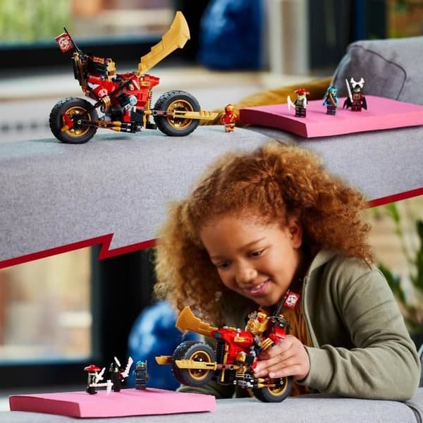 LEGO® NINJAGO 71783 Kais robotcykel – Evolution, Ninja Toy, Robotfigur