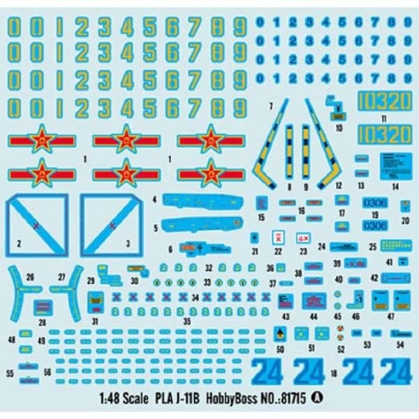 HOBBY BOSS - Flygplansmodell Pla J-11b Hobby Boss 81715 1/48 Maquette Tankkampanj - Ref: 7736