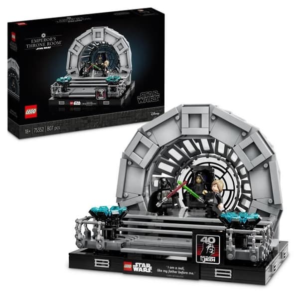 LEGO® Star Wars 75352 Emperor's Throne Room Diorama, modellsats med ljussvärd