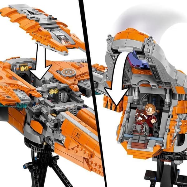 LEGO® Marvel 76193 Väktarnas skepp, Rymdskeppsleksak, Stor minifigur, Thor, Avengers Toy, LEGO Super Heroes