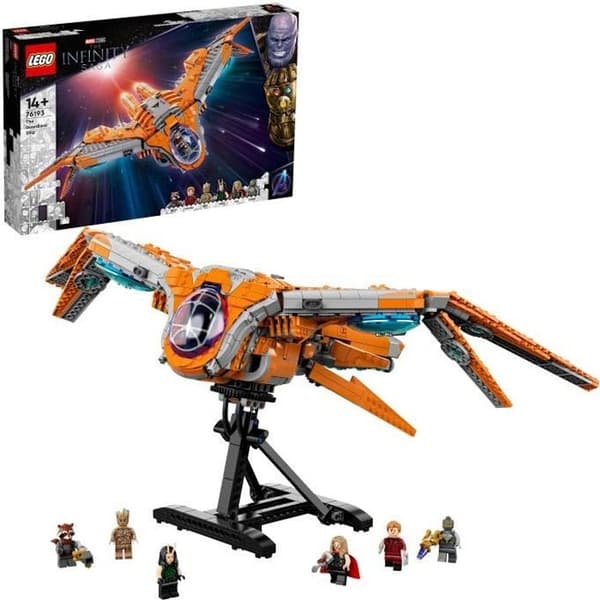 LEGO® Marvel 76193 Väktarnas skepp, Rymdskeppsleksak, Stor minifigur, Thor, Avengers Toy, LEGO Super Heroes