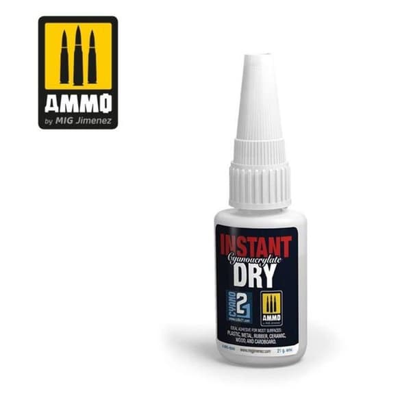 Vallejo - 2019033 - Ammunition: Snabbtorkande cyanoakrylat (21 g)