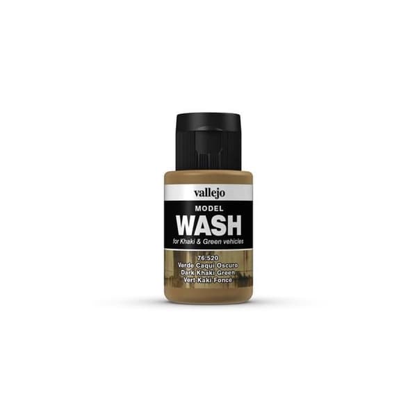 Model Wash Paint 35ml - Dark Khaki Green Wash - Vallejo - (VAL76520)