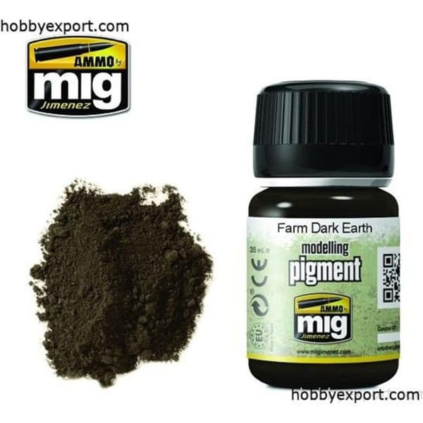 MIG - FARM DARK EARTH SUPERFINE PIGMENT 35 ML (MIG3027) AMMO BY MIG JI