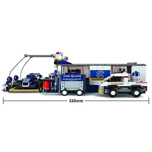 Byggspel - Sluban - M38 B0356 - 741 stycken - 8 minifigurer - Garage F1