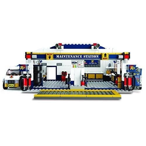 Byggspel - Sluban - M38 B0356 - 741 stycken - 8 minifigurer - Garage F1