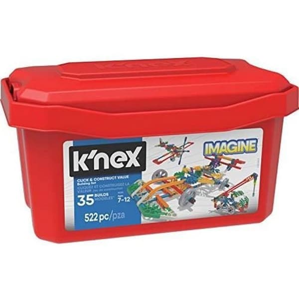 Pedagogisk byggleksak - KNEX - Imagine Click & Construct - 522 delar - Att montera själv - Blandat