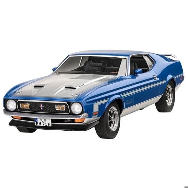 Modellbil - Revell - 71 Mustang Boss 351 - Vit - Vuxen - 15 år gammal