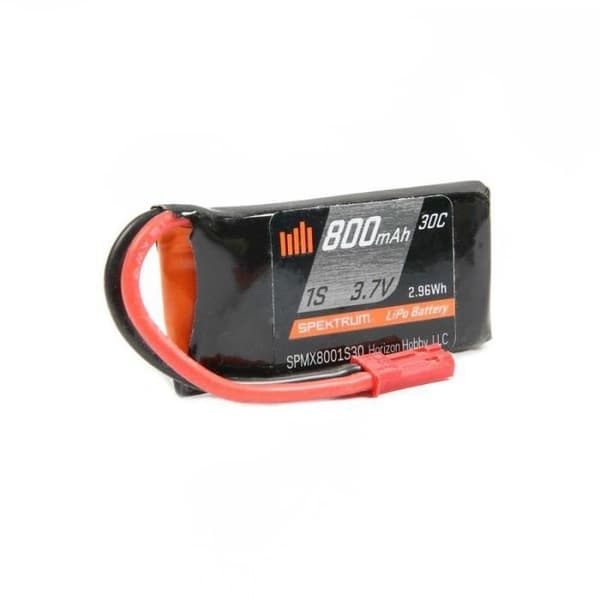 Accu Lipo Smart 800mAh 1S 3.7V 30C LiPo-batteri - JST - Spektrum