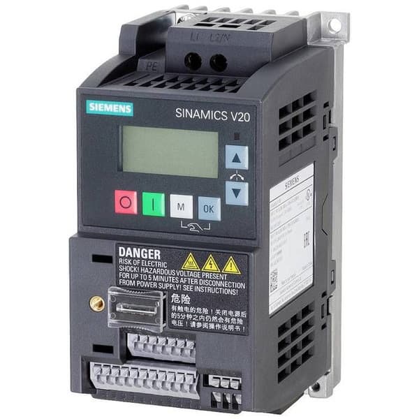 Siemens Basic Inverter 6SL3210-5BB12-5BV1 0,25 kW 200 V, 240 V
