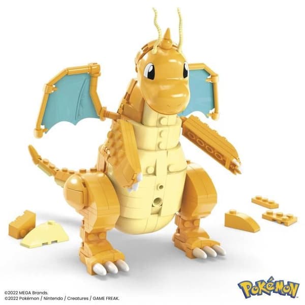 MEGA Pokémon - Dragonite - Byggleksak - från 7 år och uppåt HKT25