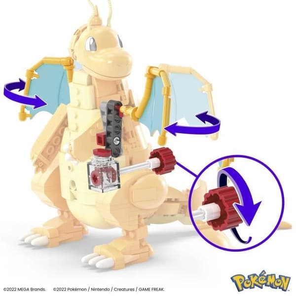 MEGA Pokémon - Dragonite - Byggleksak - från 7 år och uppåt HKT25
