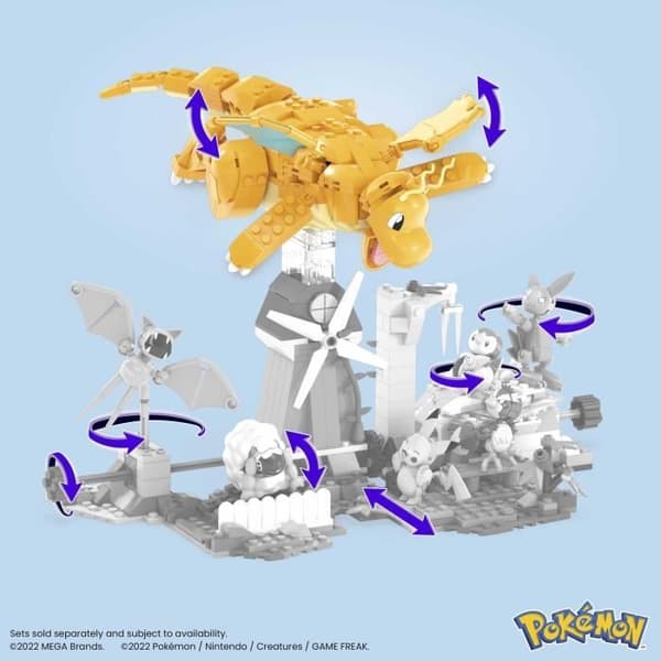MEGA Pokémon - Dragonite - Byggleksak - från 7 år och uppåt HKT25
