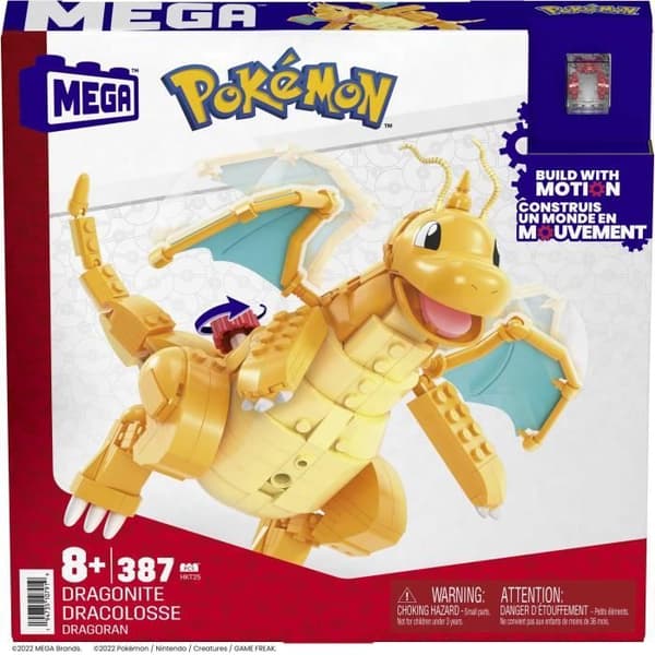 MEGA Pokémon - Dragonite - Byggleksak - från 7 år och uppåt HKT25
