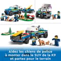 Miniatyrbild 5 av 6: LEGO® City Police 60369 Polishundträningsleksaksbil med släp