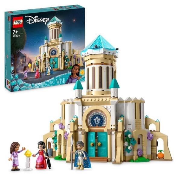 LEGO® Disney Wish 43224 King Magnificos slott, leksak från önskefilmen med Asha, Dahlia och King Magnifico minifigur